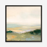 Dark Glowing Valley Neutral (Square) Art Print