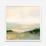 Dark Glowing Valley Neutral (Square) Art Print