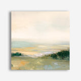 Dark Glowing Valley Neutral (Square) Canvas Print