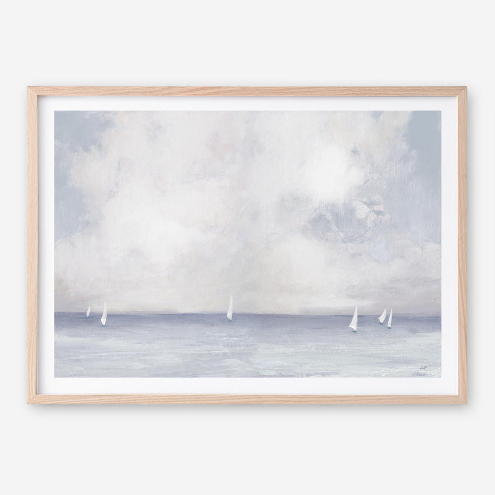 Dark Morning Sail Art Print