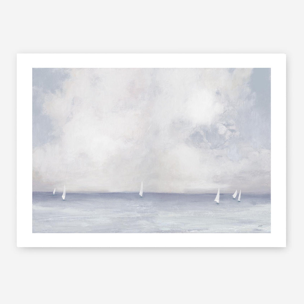 Dark Morning Sail Art Print