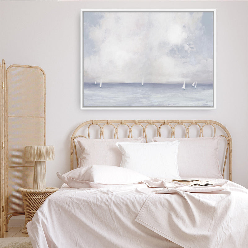 Dark Morning Sail Canvas Print