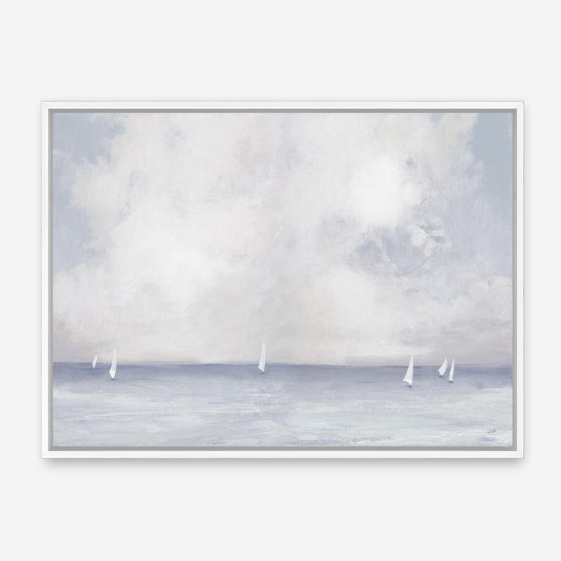 Dark Morning Sail Canvas Print