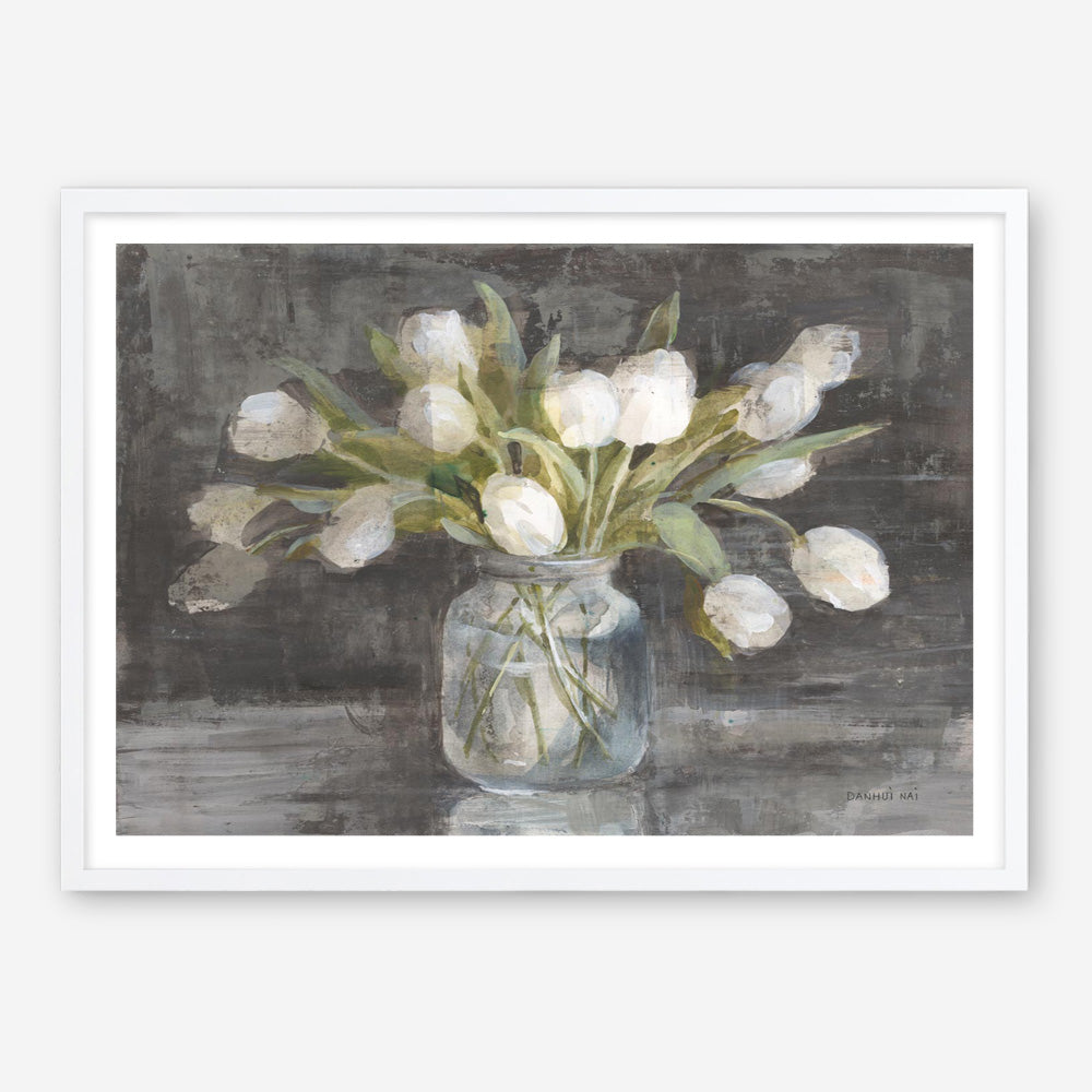 April Tulips Art Print