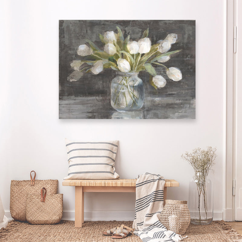 April Tulips Canvas Print