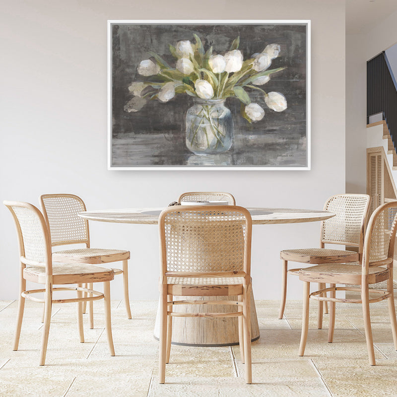 April Tulips Canvas Print