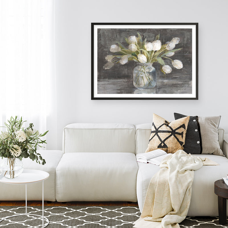 April Tulips Art Print