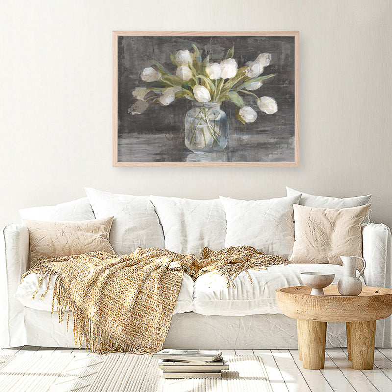 April Tulips Art Print