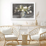 April Tulips Art Print