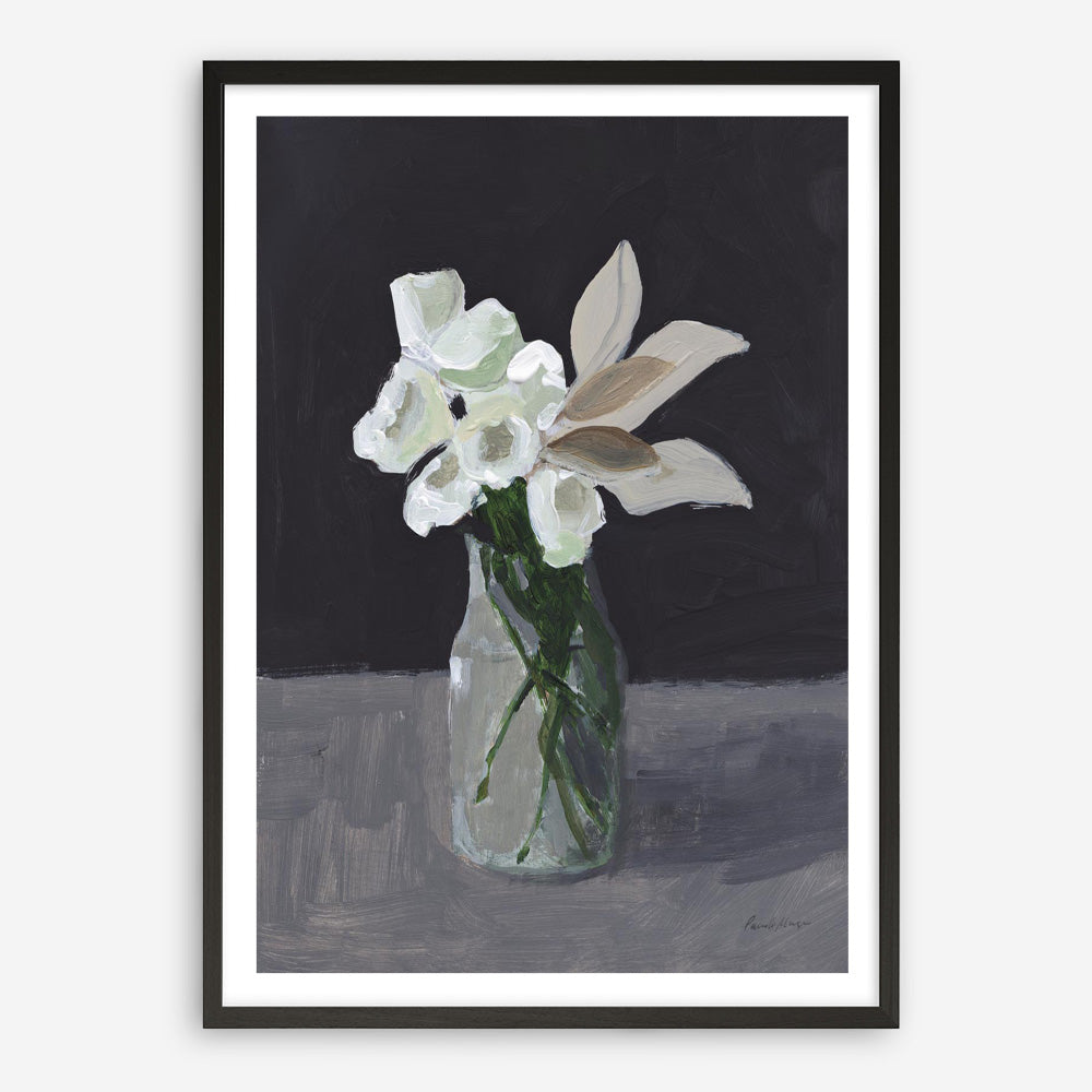 White Blooms Art Print