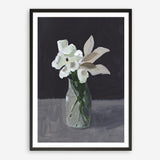 White Blooms Art Print