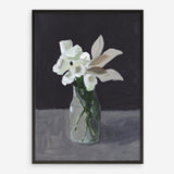 White Blooms Art Print