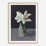 White Blooms Art Print