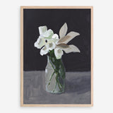 White Blooms Art Print