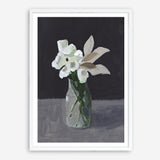 White Blooms Art Print