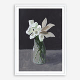 White Blooms Art Print
