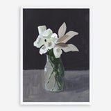 White Blooms Art Print