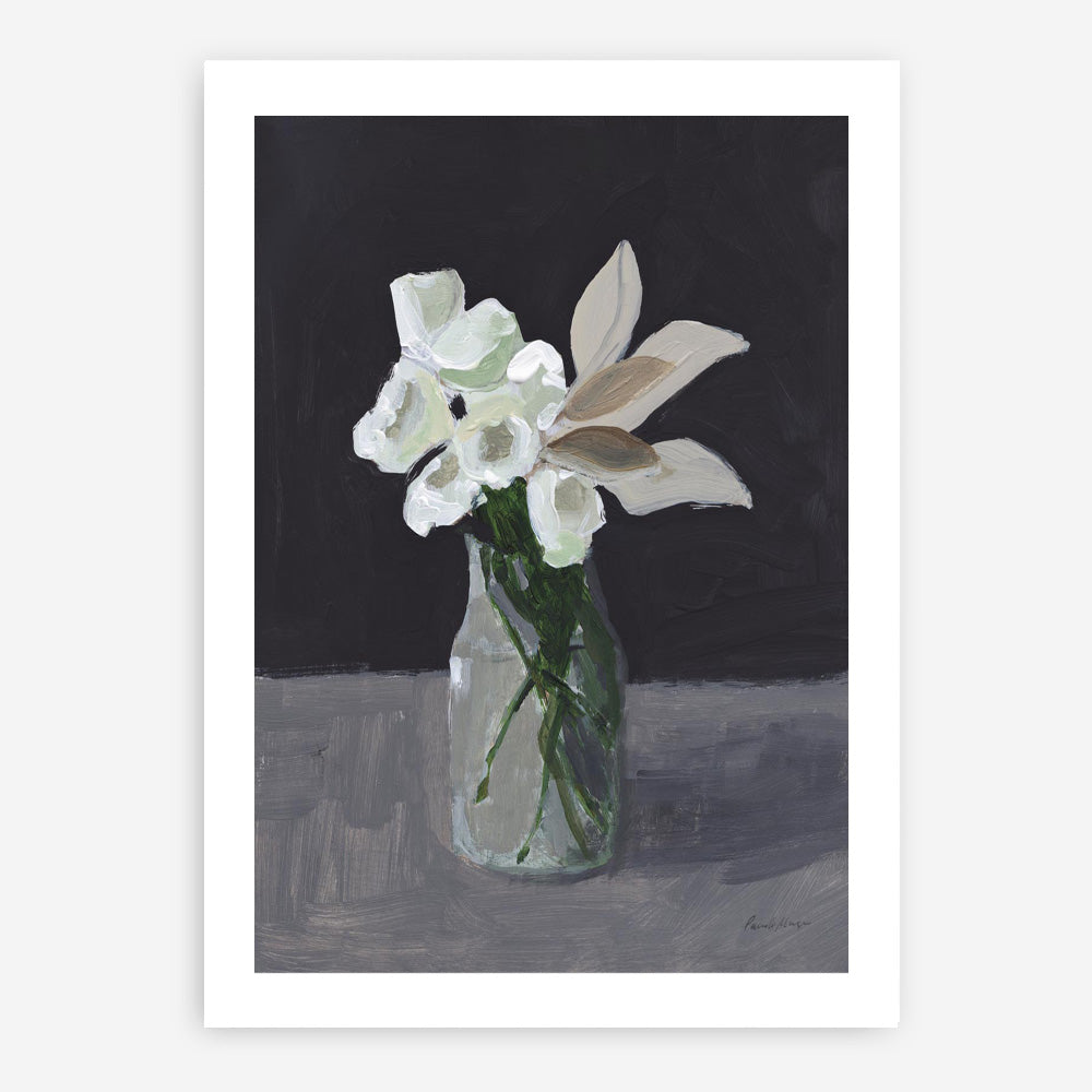 White Blooms Art Print