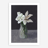 White Blooms Art Print
