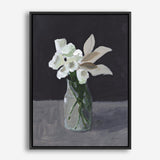 White Blooms Canvas Print