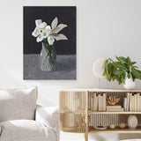 White Blooms Canvas Print