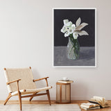 White Blooms Canvas Print