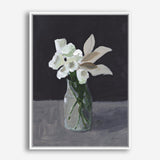 White Blooms Canvas Print
