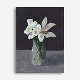 White Blooms Canvas Print