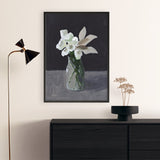 White Blooms Art Print
