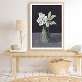White Blooms Art Print