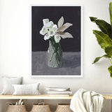 White Blooms Art Print