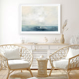 Oceanside Neutral Art Print