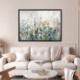 Rustic Garden Neutral Canvas Print