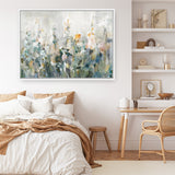 Rustic Garden Neutral Canvas Print