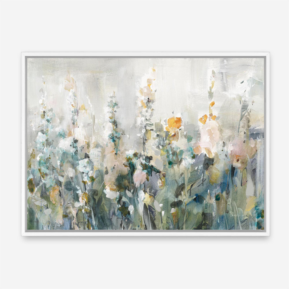 Rustic Garden Neutral Canvas Print