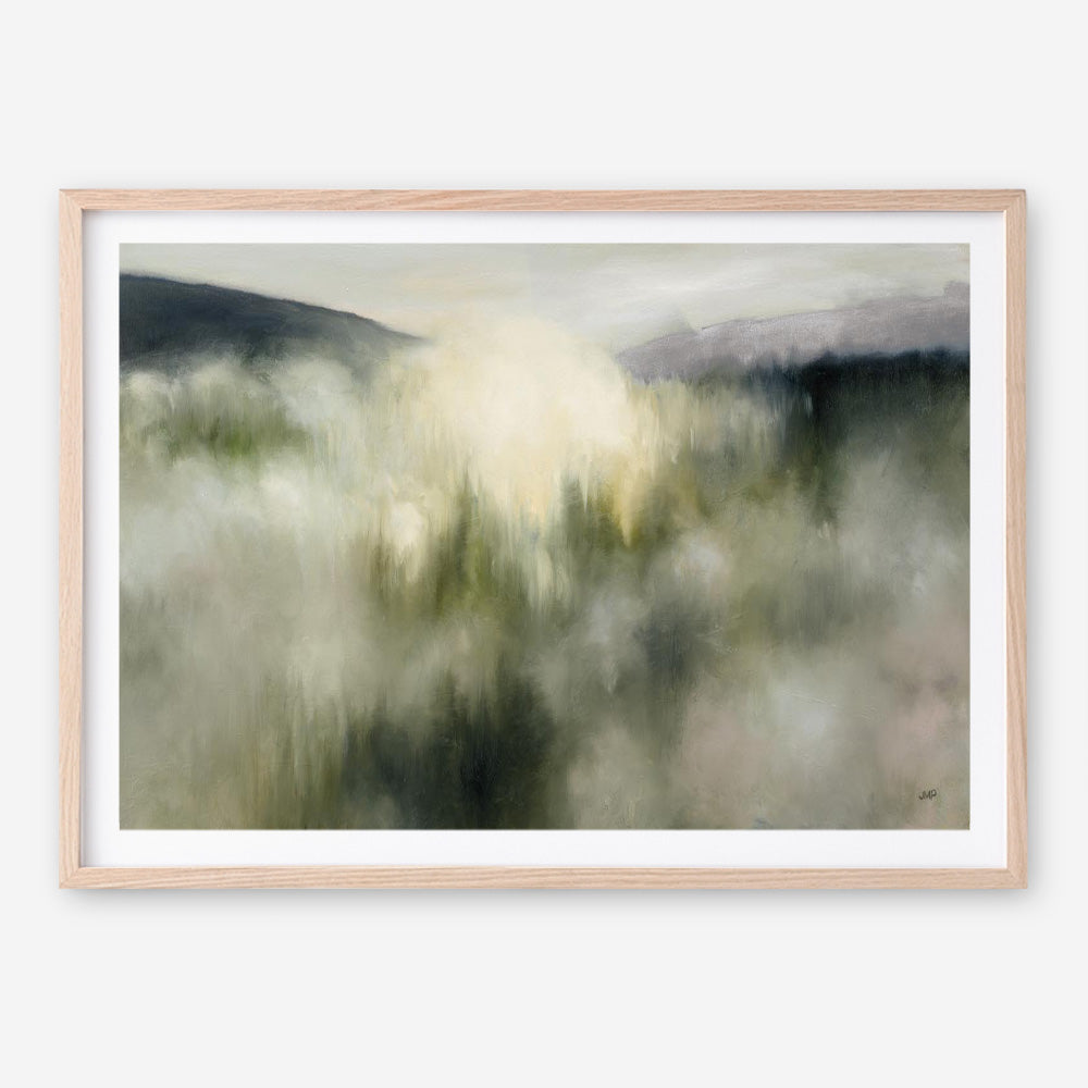Valley Clouds Neutral Art Print