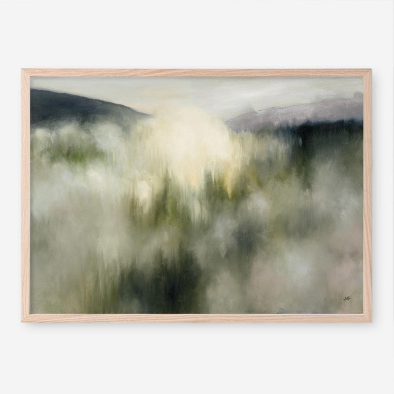 Valley Clouds Neutral Art Print