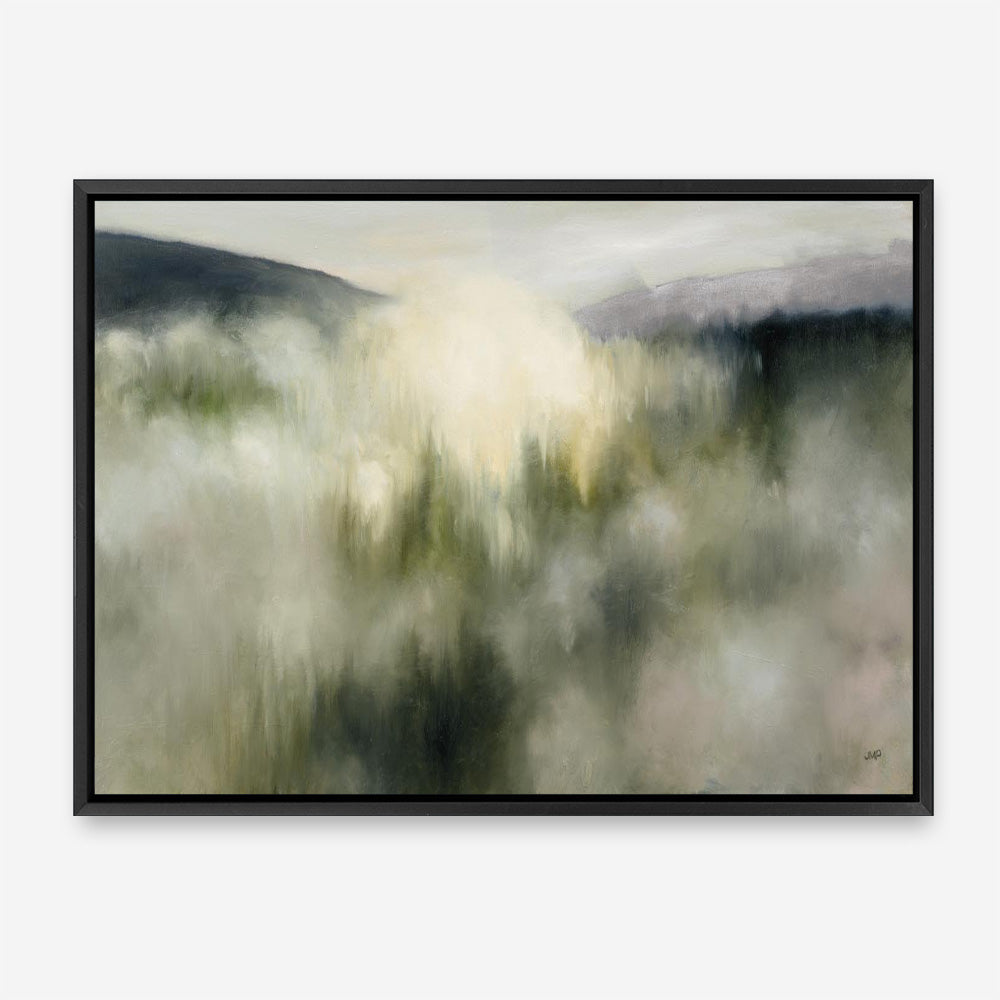 Valley Clouds Neutral Canvas Print