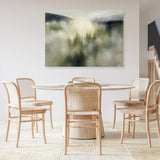 Valley Clouds Neutral Canvas Print