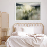 Valley Clouds Neutral Canvas Print