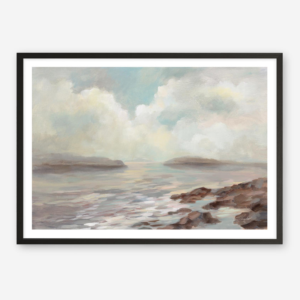 Distant Island Art Print