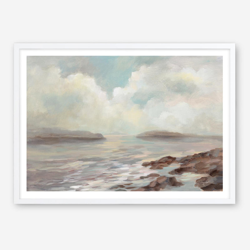 Distant Island Art Print