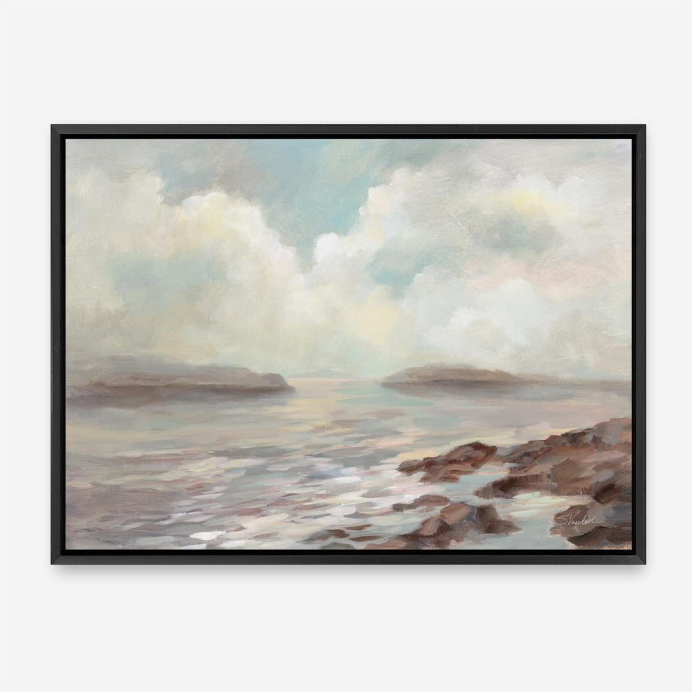 Distant Island Canvas Print