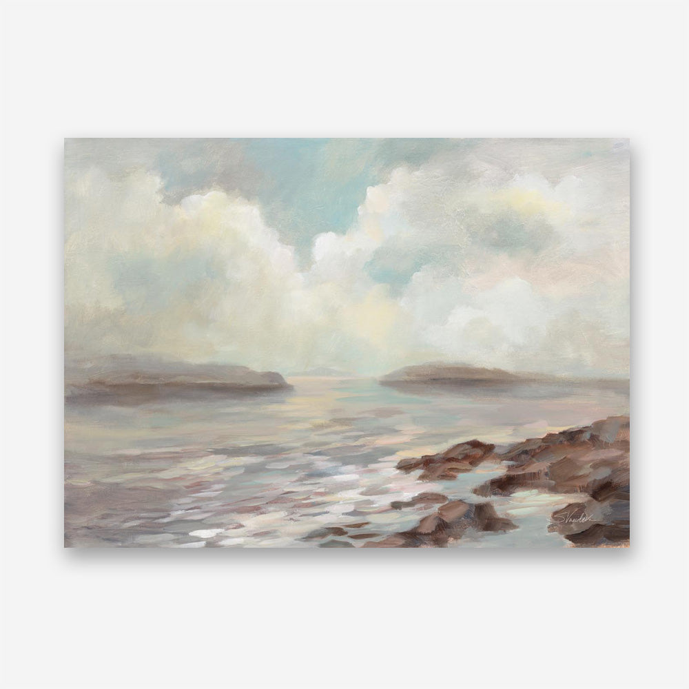 Distant Island Canvas Print