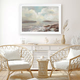 Distant Island Art Print