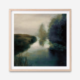 Twilight Fog Dark (Square) Art Print