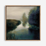 Twilight Fog Dark (Square) Canvas Print