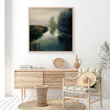 Twilight Fog Dark (Square) Art Print