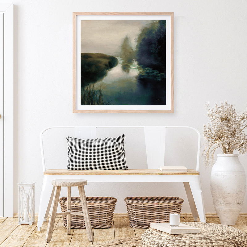 Twilight Fog Dark (Square) Art Print