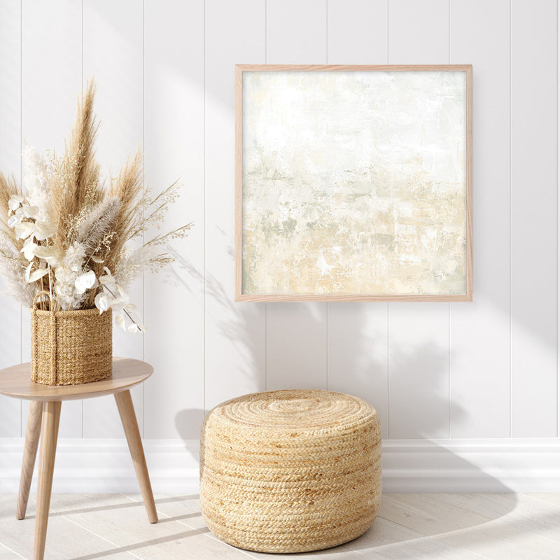 Clay I Light (Square) Art Print